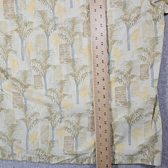 Solitude Tiki Shirt Medium Button Down Hawaiian - Picture 8 of 10